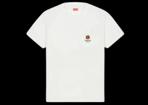 KENZO x Nigo Boke Flower Women's Crest On Pocket T-Shirt Off White
