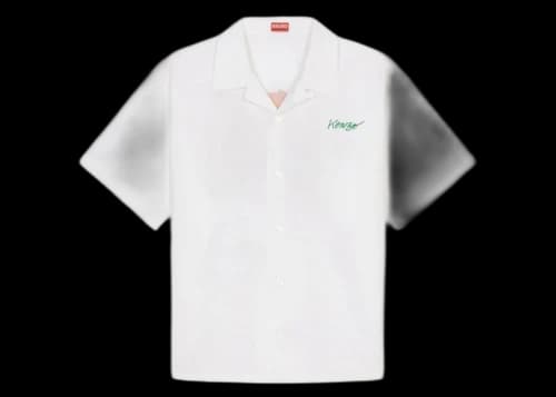 KENZO POPPY by Nigo Hawaiian Shirt White