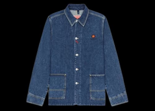 KENZO x Nigo Boke Flower Crest Denim Workwear Jacket Blue
