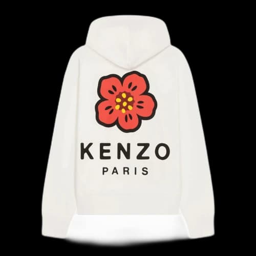 KENZO x Nigo Boke Flower Oversized Hoodie White