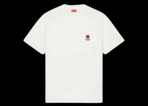 KENZO x Nigo Boke Flower Crest On Pocket T-Shirt Off White