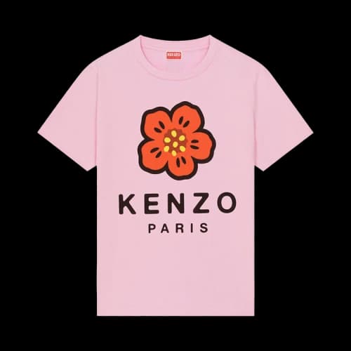 Kenzo Broke Flower Loose T-Shirt 'Rose'