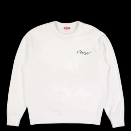 KENZO Poppy by Nigo Back Print Sweatshirt White