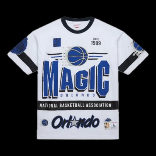 Mitchell & Ness NBA Origins Premium Vintage T-Shirt 'Orlando Magic'