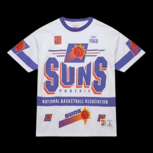 Mitchell & Ness NBA Origins Premium Vintage T-Shirt 'Phoenix Suns'