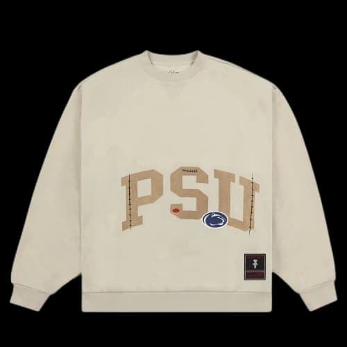 Cactus Jack by Travis Scott x Mitchell & Ness Penn State University Crewneck 'Tan'