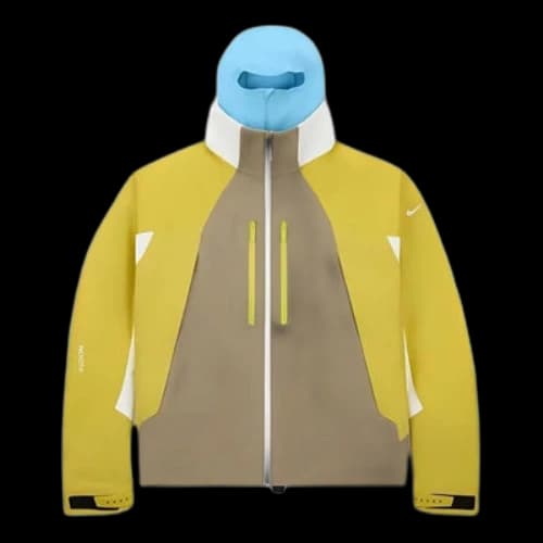 Nike x NOCTA Drake L'ART Balaclava Tech Jacket Asia Sizing 'Yellow Khaki'