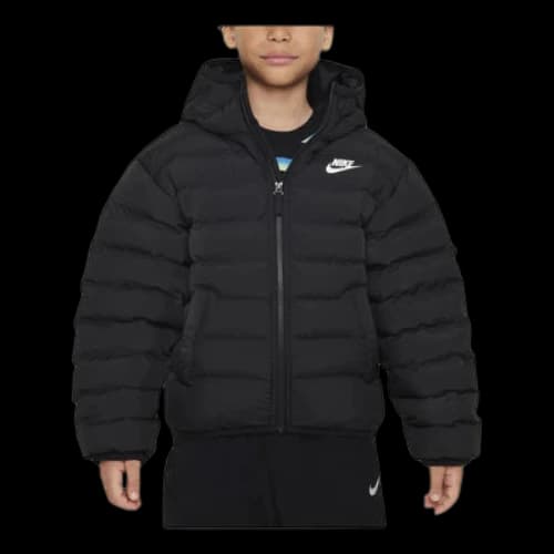 (GS) Nike Sportswear Lightweight Synthetic Fill Loose Hooded Jacket 'Black'