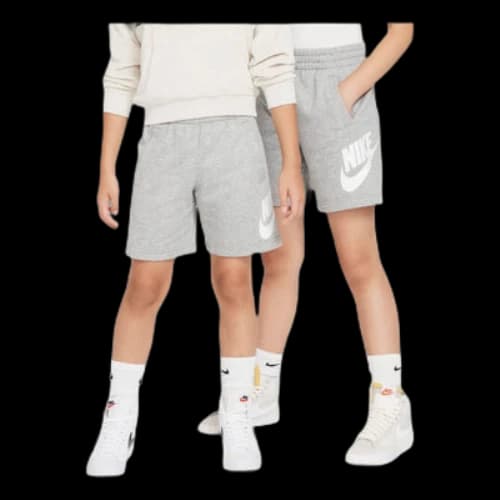 (GS) Nike Sportswear Club Fleece Swoosh Shorts 'Grey White'