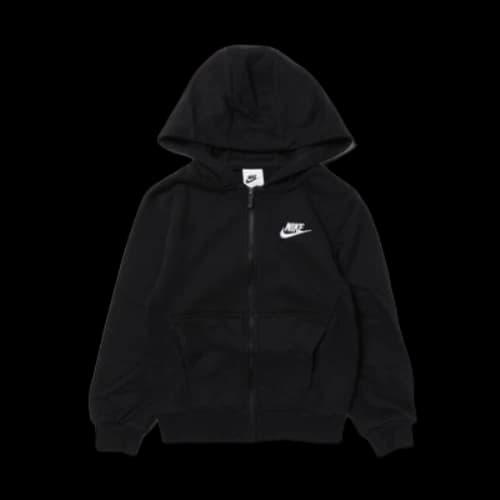 (PS) Nike Club Fleece French Terry Full-Zip Hoodie 'Black'