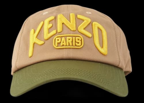 KENZO Logo Cap Beige/Green