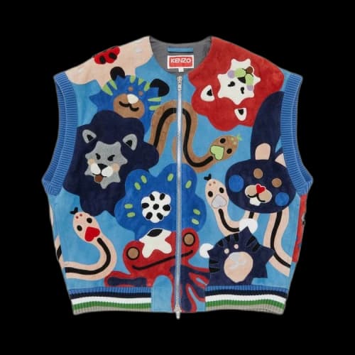 Kenzo Sleeveless Blouson 'Cyan'