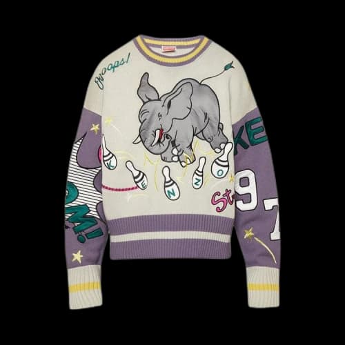 Kenzo Bowling Elephant Jumper 'Wisteria'