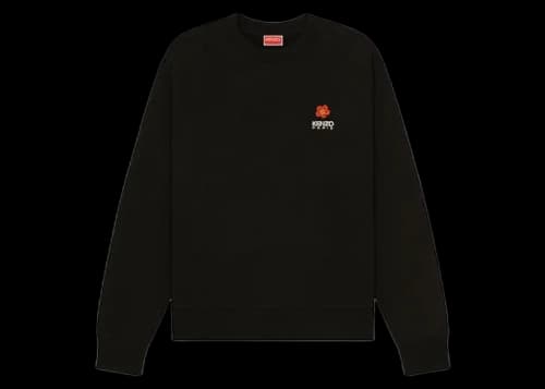 KENZO Boke Flower Crest Crewneck Sweatshirt Black