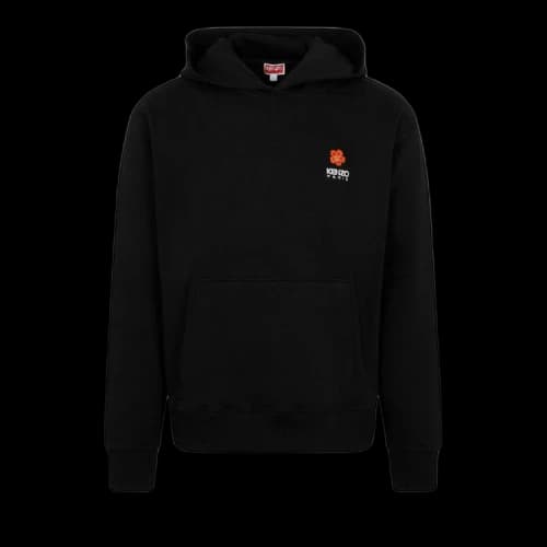 Kenzo Boke Flower Crest Classic Hoodie 'Black'