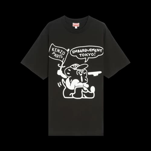 Kenzo Boke Boy Travels Classic T-Shirt 'Black'