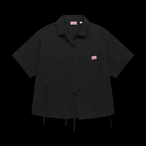 Kenzo Kimono Hawaiian Shirt 'Black'
