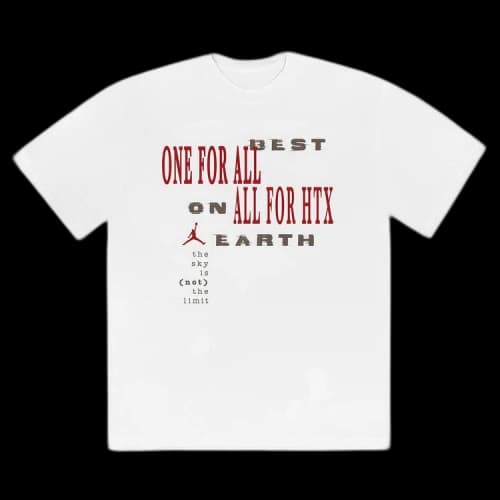 Cactus Jack by Travis Scott x Jordan Best On Earth Tee 'White'