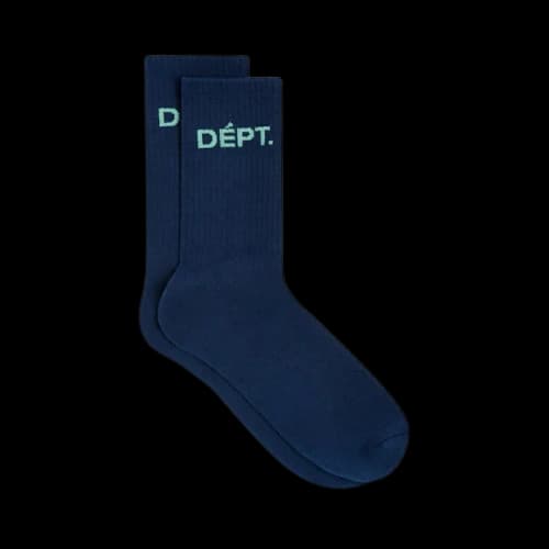 Gallery Dept. Logo Socks Navy