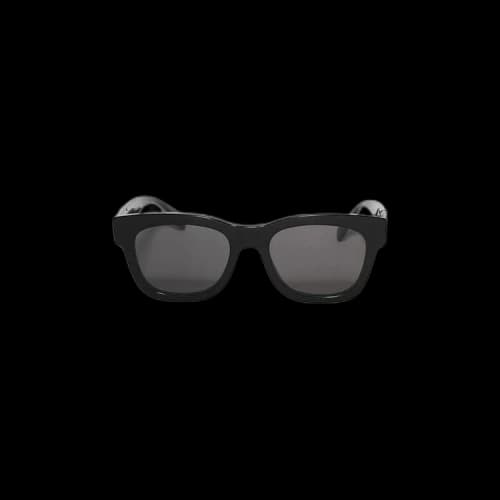 Fendi Square Sunglasses 'Shiny Black/Smoke'