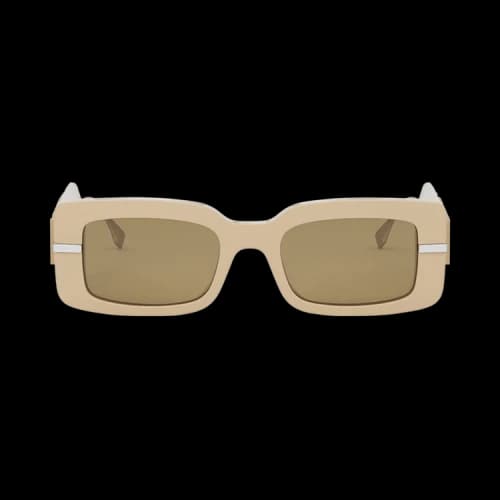 Fendi Rectangle Sunglasses 'Brown'