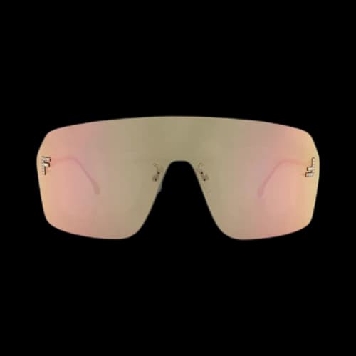 Fendi Shield Sunglasses 'Gold'