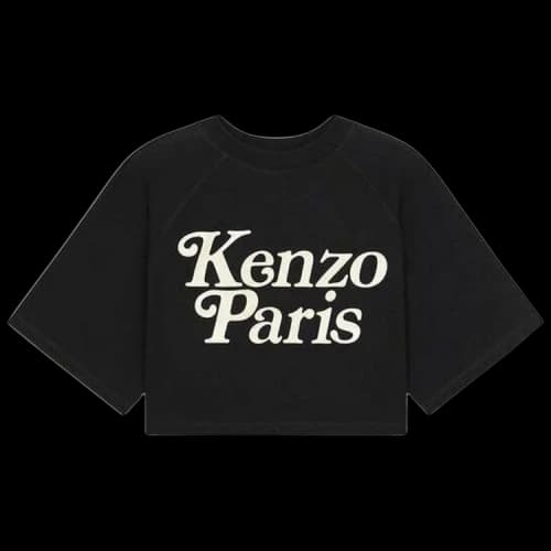 Kenzo x Verdy Boxy Cropped T-Shirt 'Black'