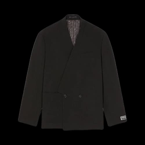 Kenzo Kimono Tailored Blazer Jacket 'Black'