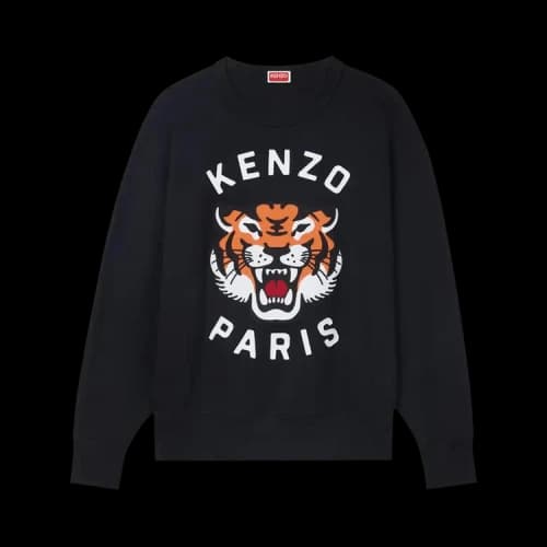 Kenzo Lucky Tiger Oversize Sweat 'Black'
