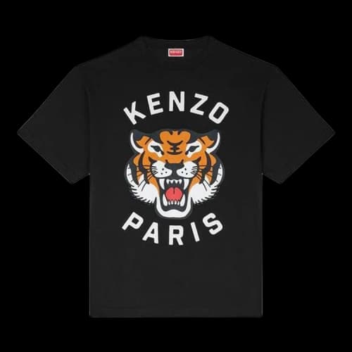 Kenzo Lucky Tiger Oversize T-Shirt 'Black'