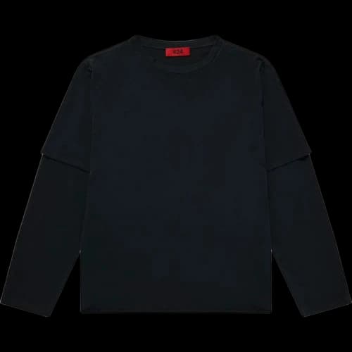 424 Long Sleeve Double Shirt 'Black'