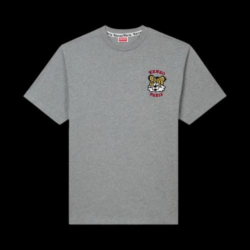 Kenzo Verdy Embroidered Classic T-Shirt 'Grey'