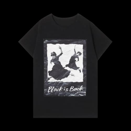 Yohji Yamamoto Pasted Inkjet Short-Sleeve T-Shirt 'Black'