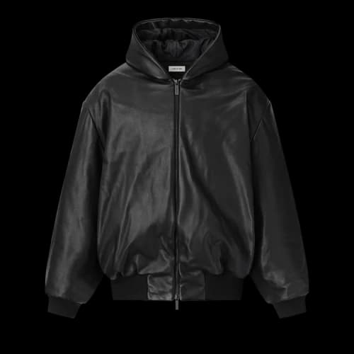 Fear of God Hooded Bomber Jacket 'Black'