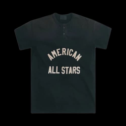 Fear of God All Star Henley Tee 'Vintage Black'