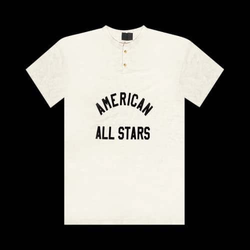 Fear of God All Star Henley Tee 'Cream Heather'