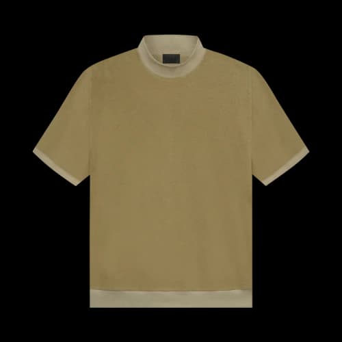 Fear of God Inside Out Mock Neck Sweatshirt 'Army'