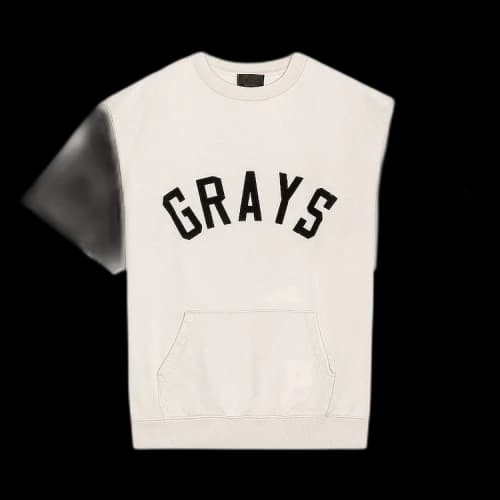 Fear of God Grays 3/4 Sweatshirt 'White'