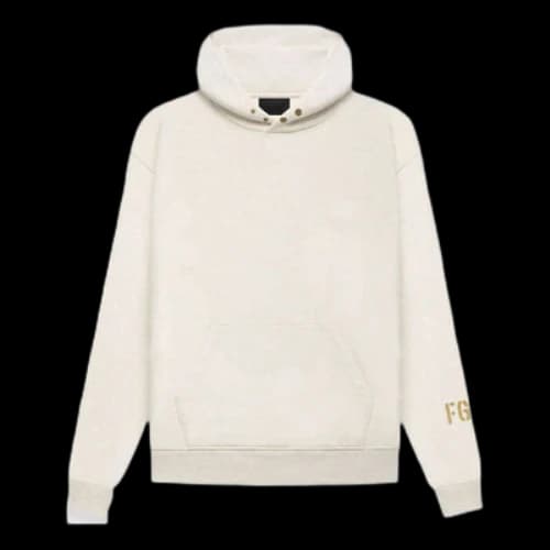 Fear of God FG Hoodie 'Vintage Concrete White'