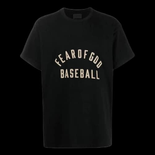 Fear of God Baseball Tshirt 'Black'