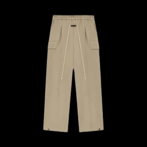 Fear of God Logo Patch Drawstring Cargo Pants 'Dune'