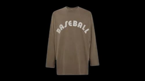 Fear of God Baseball LS Tee Faded Brown