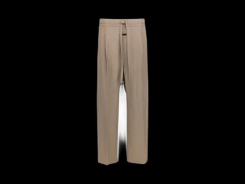 Fear of God Drawstring Wide Leg Pants Dusty Beige