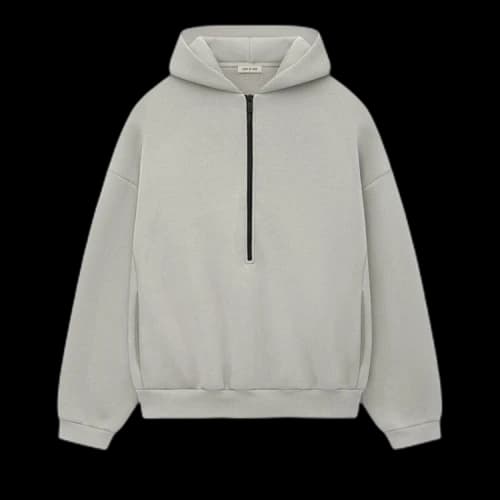 Fear of God Eternal Half Zip Hoodie 'Dove Grey'
