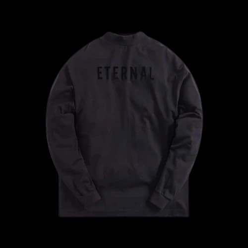 Fear of God Eternal Cotton Long Sleeves Tee Black