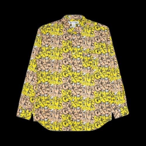 Comme des Garçons SHIRT x KAWS Classic Printed Shirt Print F 'Yellow'