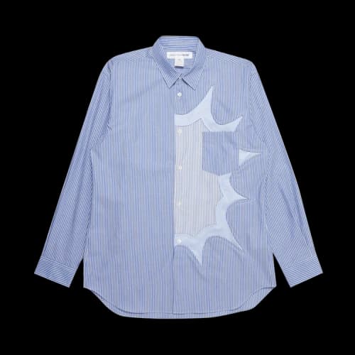 Comme des Garçons SHIRT Mix Striped Shirt 'Blue'