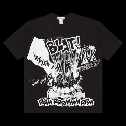 Comme des Garçons Blat Print T-Shirt 'Black'