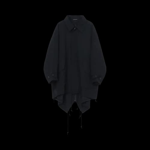 Yohji Yamamoto Backside Layered Mods Coat 'Black'