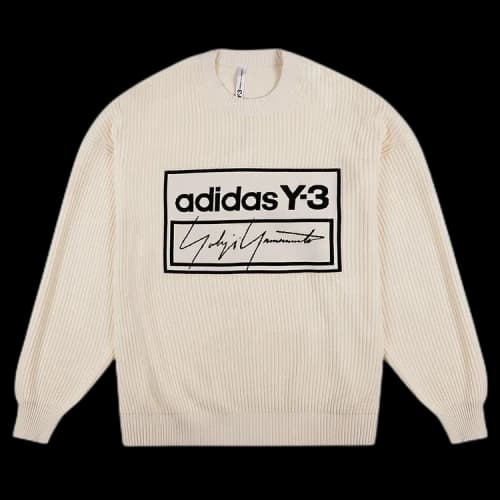 Y-3 Tech Knit Crew Sweater 'Ecru'